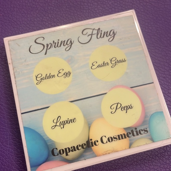 COPACETIC COSMETICS quad eyeshadow palette indie flaky metallic SPRING FLING - Picture 2 of 3